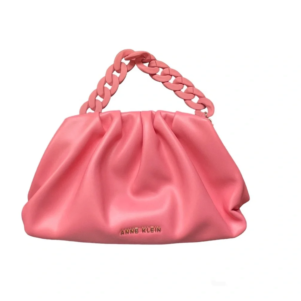 Anne Klein Satchel / Crossbody Purse - Pink